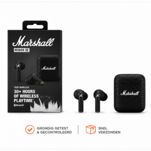 Marshall Minor IV - True Wireless Oordopjes - Zwart