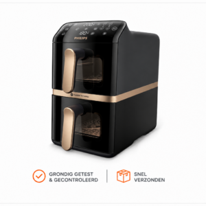 Philips Airfryer 4000 serie - Dubbele mand (RETOURDEAL - lees de advertentie)