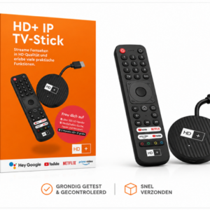 HD Plus IP TV-stick Met afstandsbediening